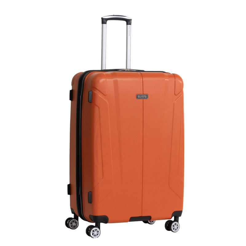 Ben Sherman Derby Spinner Travel Upright Luggage, Mandarin, 28 - Inch Checked
