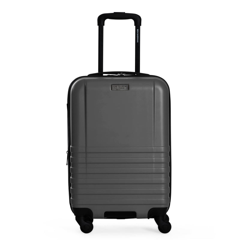 Ben Sherman Hereford Spinner Travel Upright Luggage, Grey, 20 - Inch Carry On