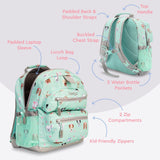 Bentgo Kids Backpack - Lightweight 14” Backpack in Fun Prints for School, Travel, & Daycare, Ideal for Ages 4+, Roomy Interior, Durable & Water - Resistant Fabric, & Loop for Lunch Bag (Puppy Love)