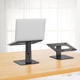 BESIGN LSX6N Laptop Stand, Ergonomic Adjustable Notebook Riser Holder, Computer Stand Compatible with Air, Pro, Dell, HP, Lenovo More 10 - 15.6" Laptops, Black