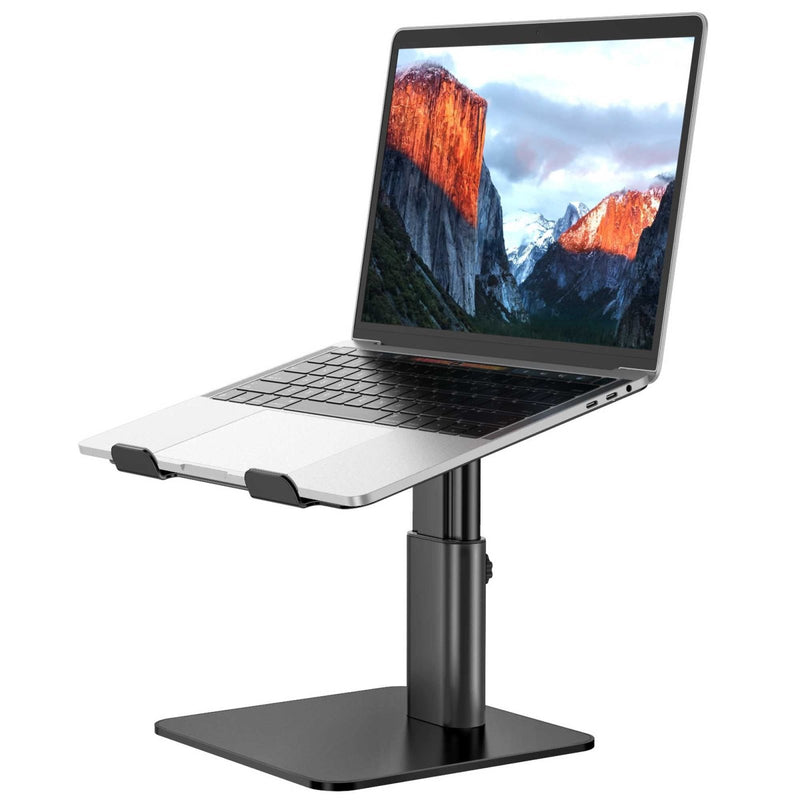 BESIGN LSX6N Laptop Stand, Ergonomic Adjustable Notebook Riser Holder, Computer Stand Compatible with Air, Pro, Dell, HP, Lenovo More 10 - 15.6" Laptops, Black
