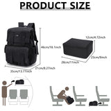 BESMART Waterproof Camera Backpack with Removable Cube for Photographers,Professional Camera Bags with Laptop Compartment & Rain Cover & Trolley Sleeve,Large Photography Backpack Camera Bag Backpacks
