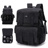 BESMART Waterproof Camera Backpack with Removable Cube for Photographers,Professional Camera Bags with Laptop Compartment & Rain Cover & Trolley Sleeve,Large Photography Backpack Camera Bag Backpacks