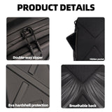 Besnfoto Camera Hardshell Case Crossbody Camera Sling Bag Small Waterproof Photography Bag for Mirrorless and DSLR Cameras