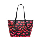 Betsey Johnson Bubble Hearts Tote Black Multi