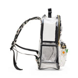 Betsey Johnson Daisy Clear Backpack with Pouch