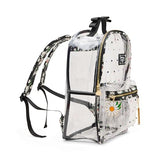 Betsey Johnson Daisy Clear Backpack with Pouch