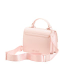 Betsey Johnson Gummy Bear Charm Crossbody, Pink, Top Handle with Adjustable Strap, 8x7 Inches