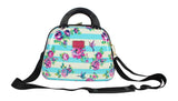 Betsey Johnson Hardside Cosmetic Case - Lightweight Small Size Hardshell Travel Hand Makeup Bag - Adjustable Shoulder Strap - Bag for Women - Multi - Functional Case (Hummingbird)