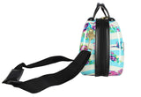Betsey Johnson Hardside Cosmetic Case - Lightweight Small Size Hardshell Travel Hand Makeup Bag - Adjustable Shoulder Strap - Bag for Women - Multi - Functional Case (Hummingbird)