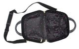 Betsey Johnson Hardside Cosmetic Case - Lightweight Small Size Hardshell Travel Hand Makeup Bag - Adjustable Shoulder Strap - Bag for Women - Multi - Functional Case (Hummingbird)