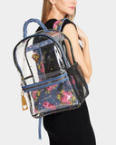 Betsey Johnson Large Clear Backpack