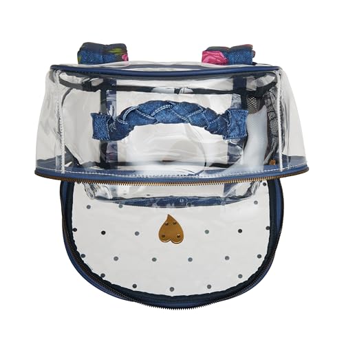 Betsey Johnson Large Clear Backpack