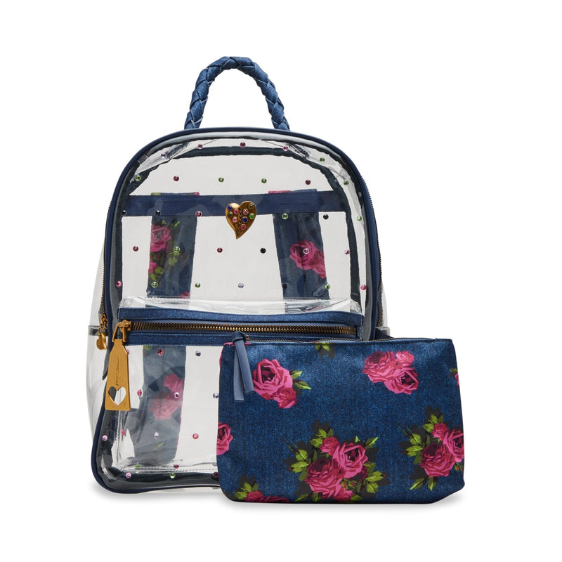 Betsey Johnson Large Clear Backpack