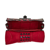 Betsey Johnson Studded Crossbody Flap