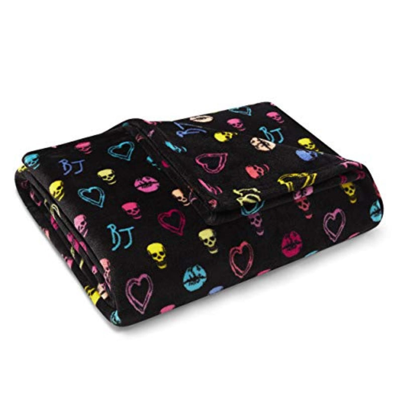 Betsey Johnson - Throw Blanket, Buttery - Soft Throw Blanket for Couch or Bed, Boldly Plush & Oversized Bedding (Betsey Signature, 50" x 70")
