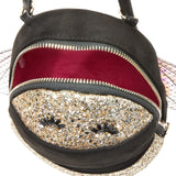 Betsey Johnson Women's What S The Buzz Crossbody Backpack, Black - honey Bee, One Size US