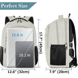 BIKROD Backpack for Boys Men, School Backpack for Teens Girls, Lightweight Casual High School Bookbag, Daily - use Travel Laptop Backpack with USB Charging Port Fits 15.6 Inch Notebook