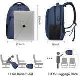 BIKROD Backpack for Boys Men, School Backpack for Teens Girls, Lightweight Casual High School Bookbag, Daily - use Travel Laptop Backpack with USB Charging Port Fits 15.6 Inch Notebook