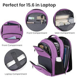 BIKROD Backpack for Girls Women, School Backpack for Teen Boys, Lightweight Casual High School Bookbag, Daily-use Travel Laptop Backpack Fits 15.6 Inch Notebook