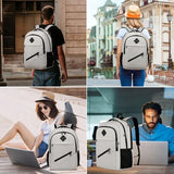 BIKROD Backpack for Girls Women, School Backpack for Teen Boys, Lightweight Casual High School Bookbag, Daily-use Travel Laptop Backpack Fits 15.6 Inch Notebook