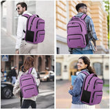BIKROD Backpack for Girls Women, School Backpack for Teen Boys, Lightweight Casual High School Bookbag, Daily-use Travel Laptop Backpack Fits 15.6 Inch Notebook