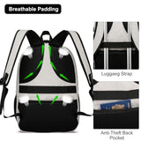 BIKROD Backpack for Girls Women, School Backpack for Teen Boys, Lightweight Casual High School Bookbag, Daily-use Travel Laptop Backpack Fits 15.6 Inch Notebook