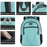 BIKROD Teal Backpack for Women and Men, Extra Large School Backpacks for Teens, Water Resistant Back Pack Fits 17 Inch Laptop, Business Anti Theft Sturdy Computer Bag Gifts