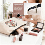 BILLAION Christian Western Cowgirl Makeup Bag, Proverbs 16:9 Bible Verse Cosmetic Bags, Western Gifts for Women, Floral Cowgirl Boots Scripture Makeup Zipper Pouch