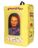 Bioworld Chucky Backpack Child's Play Good Guys Chucky Doll Toy Box Replica Faux Leather Tote Bag Laptop Travel Backpack
