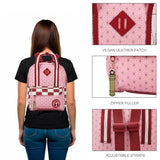 Bioworld Demon Slayer Logo Cotton Canvas Women's Pink Mini Backpack