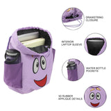 Bioworld Dora The Explorer Backpack Character 13" Novelty Backpack With Map Pouch