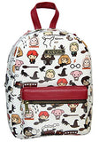 Bioworld Harry Potter Allover Chibi Character Pattern Faux Leather Tote Bag Mini Backpack | Backpacks4Less