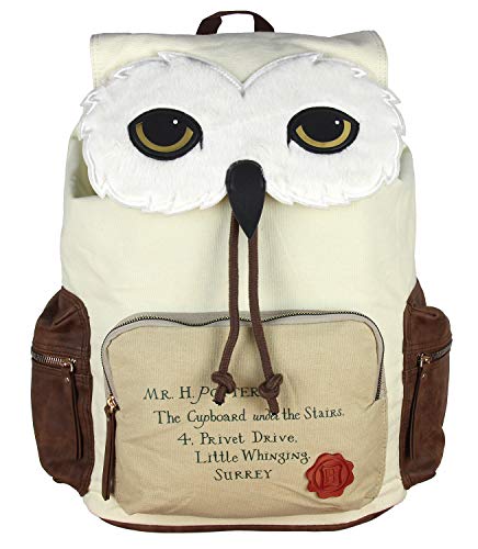 Bioworld Harry Potter Backpack Hedwig Owl Hogwarts Letter Laptop Rucksack | Backpacks4Less