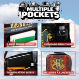 Bioworld Harry Potter Hogwarts Kids 2-Pc 16-Inch Backpack With Trunk-Inspired Lunch Kit