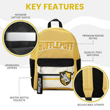 Bioworld Harry Potter Hufflepuff Crest 16.5" Adult Yellow Backpack