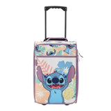 Bioworld Lilo & Stitch Tropical Fruit & Flowers 18" Youth Pilot Case Carry On Luggage Suitcase