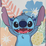 Bioworld Lilo & Stitch Tropical Fruit & Flowers 18" Youth Pilot Case Carry On Luggage Suitcase