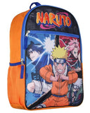 Bioworld Naruto Shippuden Group Fight Pose Sasuke Sakura Uzumaki School Travel Backpack