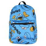 Bioworld Sesame Street Backpack Cookie Monster Savage Laptop School Travel Backpack