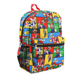 Bioworld Super Mario Brothers All-Over Print 18" Backpack