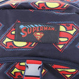Bioworld Superman Logo All - Over Print 16" Premium Backpack & Lunch Kit Set