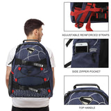 Bioworld Superman Web Logo 17.5" Blue Backpack