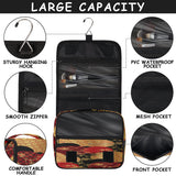 bisibuy Asic Ancient Bamboo Gold Hanging Travel Toiletry Bag Travel Accessories Organizer Bag for Women Men Lightweight Bathroom and Shower Toiletry Kit Bag