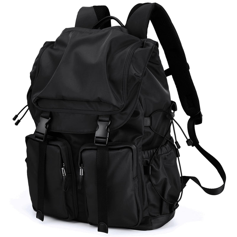 BJIAX Vintage Laptop Backpack for Men & Women, 30L Functional Stylish Backpack with Stretchy Side Pocket Design, Water Resistant College Work Commuter Travel Backpack Fits 15.6 Inch Tablet, Notebook
