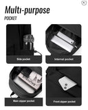 BJLFS Black School Backpack for Girls Women, Waterproof High School Book Bag Cute Backpack for Men Teens Boys, Small Lightweight Simple Basic Middle School Back Pack Daypack Mochilas Escolares para