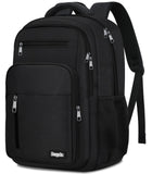Black Backpack for Men Women, School Backpack for Boys Girls Teens, 15.6 Inch Laptop Backpacks with Reinforced Straps, Water Resistent Book bag, Work College Bookbag, back pack, Mochila para hombre