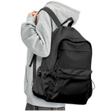 Black Backpack for School, High School Bookbag Back Pack for Teens Girls Boys, Lightweight College Backpack Book Bag for Women Men, Simple Casual Daypack Backpack Mochilas Escolares para Adolescentes