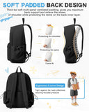 Black Backpack for School, High School Bookbag Back Pack for Teens Girls Boys, Lightweight College Backpack Book Bag for Women Men, Simple Casual Daypack Backpack Mochilas Escolares para Adolescentes