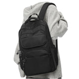 Black School Backpack for Women Men Cute Backpack for College Students Lightweight High School bag for Teens Girls Boys Waterproof Casual Daypacks Bookbag